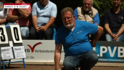 40. Deutsche Pétanque Meisterschaft Triplette 2016 in Saarlouis Halbfinale