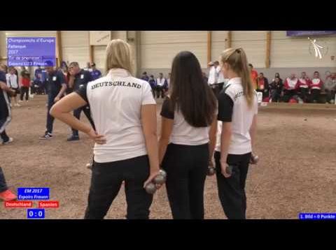 EM 2017 Espoir Frauen Deutschland / Spanien  (mit Aussetzern)