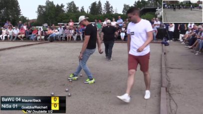 DM Doublette 2018 Halbfinale