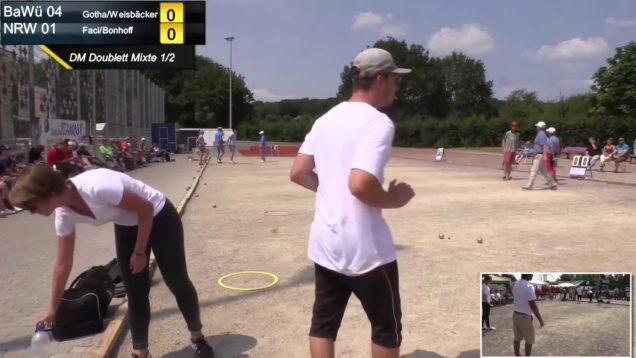 Halbfinale DM Doublette Mixte 2018