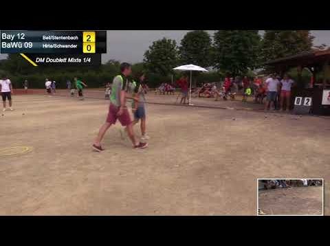 Viertelfinale DM Doublette Mixte 2018