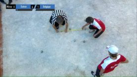 Pétanque Championnat d’Europe 2018 femmes 1er quart de finale Belgique Suisse