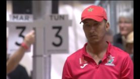 Pétanque Finale Championnat du monde Canada 2018 Maroc & France